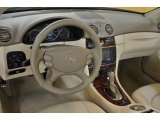 2009 Mercedes-Benz CLK 550 Cabriolet Stone Interior
