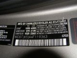 2004 CLK Color Code for Pewter Metallic - Color Code: 723