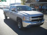 2007 Silver Birch Metallic Chevrolet Silverado 2500HD LT Extended Cab 4x4 #39666900