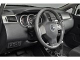 2009 Nissan Versa 1.8 S Hatchback Charcoal Interior