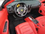2007 Ferrari F430 Spider F1 Red Interior
