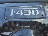 2007 Ferrari F430 Spider F1 Marks and Logos