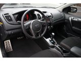 2010 Kia Forte Koup SX Black Sport Interior