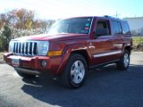 2006 Inferno Red Pearl Jeep Commander Limited 4x4 #39739046