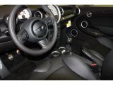 2011 Mini Cooper S Convertible Punch Carbon Black Leather Interior