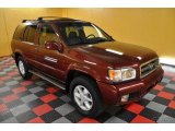 2001 Burnt Cherry Red Pearl Nissan Pathfinder LE 4x4 #39739723