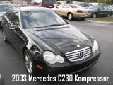 2003 Black Mercedes-Benz C 230 Kompressor Coupe #39740364