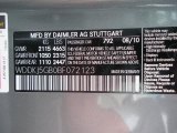 2011 E Color Code for Palladium Silver Metallic - Color Code: 792