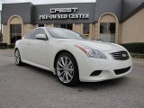 2008 Ivory Pearl White Infiniti G 37 S Sport Coupe #39739754