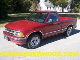 1997 Cherry Red Metallic Chevrolet S10 Regular Cab #39739140