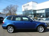 2007 Montego Blue Metallic BMW X3 3.0si #3964028