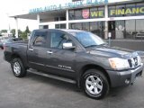 2005 Smoke Gray Nissan Titan LE Crew Cab 4x4 #39740440