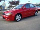 2008 Kia Spectra Spicy Red