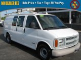 1997 Olympic White Chevrolet Chevy Van G1500 Commercial #39740463