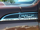 2011 Ford F250 Super Duty Lariat Crew Cab Marks and Logos