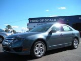 2011 Steel Blue Metallic Ford Fusion SE #39739280