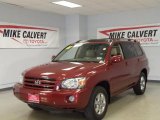 2007 Salsa Red Pearl Toyota Highlander V6 #39740048