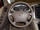 2007 Toyota Highlander V6 Steering Wheel