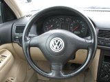 2001 Volkswagen Jetta GLS 1.8T Sedan Steering Wheel