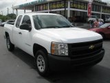 2007 Summit White Chevrolet Silverado 1500 Work Truck Extended Cab #39740541