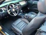 2010 Ford Mustang V6 Premium Convertible Charcoal Black Interior