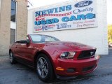 2010 Red Candy Metallic Ford Mustang V6 Premium Convertible #39741119