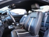 2010 Ford Mustang GT Premium Coupe Charcoal Black/White Interior