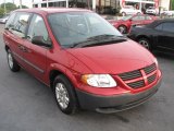 2006 Inferno Red Crystal Pearl Dodge Caravan SE #39740559