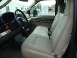 2007 Ford F550 Super Duty XL Regular Cab Dump Truck Tan Interior