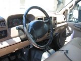 1999 Ford F550 Super Duty XL Utility Crane Truck Medium Graphite Interior