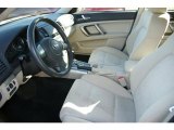 2009 Subaru Legacy 2.5i Sedan Warm Ivory Interior