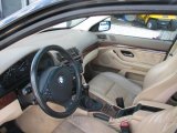 2001 BMW 5 Series 530i Sedan Sand Beige Interior