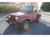 1999 Chili Pepper Red Pearlcoat Jeep Wrangler Sport 4x4 #39889107