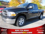 2011 Brilliant Black Crystal Pearl Dodge Ram 1500 SLT Quad Cab #39888971