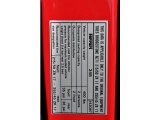 1992 Ferrari 348 TS Info Tag