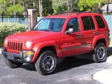 2004 Flame Red Jeep Liberty Sport 4x4 Columbia Edition #39924858