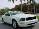 2009 Performance White Ford Mustang V6 Coupe #3966113