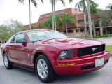 2009 Dark Candy Apple Red Ford Mustang V6 Coupe #3966114