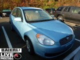 2009 Ice Blue Hyundai Accent GLS 4 Door #39943219