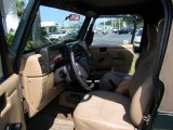 2002 Jeep Wrangler Sport 4x4 Camel Beige Interior