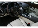 2011 Jaguar XJ XJL Ivory/Truffle Interior