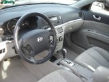2006 Hyundai Sonata GL Gray Interior