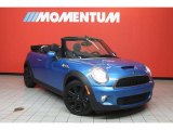 2010 Laser Blue Metallic Mini Cooper S Convertible #39943783