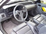 1989 Ford Mustang Saleen SSC Fastback Saleen Grey/White/Yellow Interior
