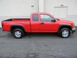 Victory Red Chevrolet Colorado in 2007