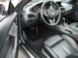 2004 BMW 6 Series 645i Convertible Black Interior