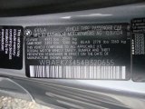 2004 BMW 6 Series 645i Convertible Info Tag