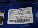 2007 350Z Color Code for Daytona Blue Metallic - Color Code: B17