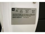 2008 Saturn Astra XR Coupe Info Tag