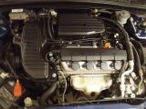 2002 Honda Civic EX Coupe 1.7 Liter SOHC 16-Valve 4 Cylinder Engine